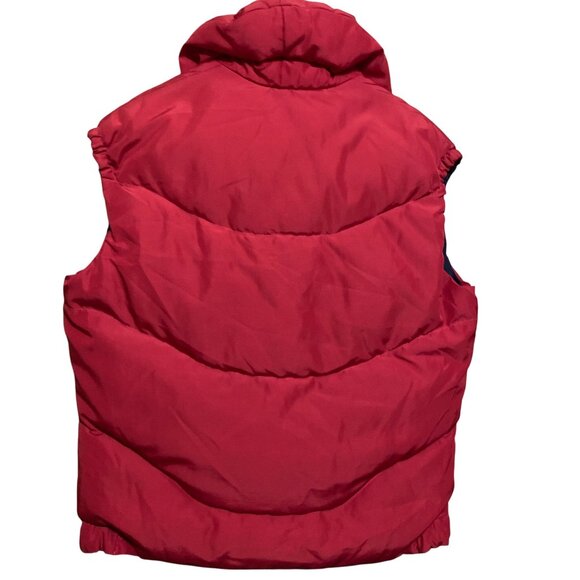 VTG Gerry Down-Puffer Vest Red Size Med Made in USA Denver Winter Sports - Picture 3 of 7